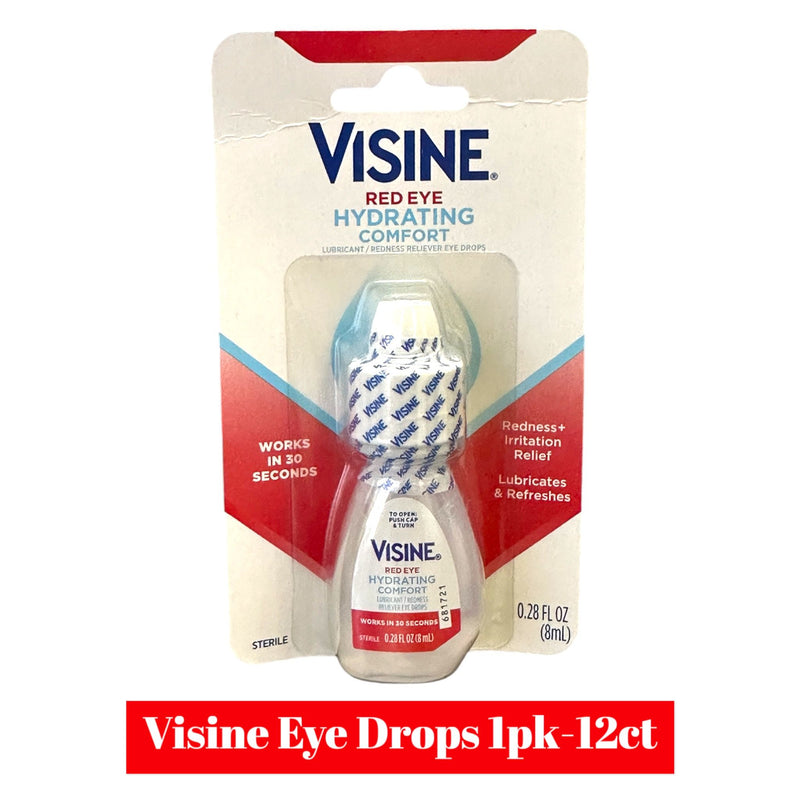 Visine Eye Drops 1pk- 12ct