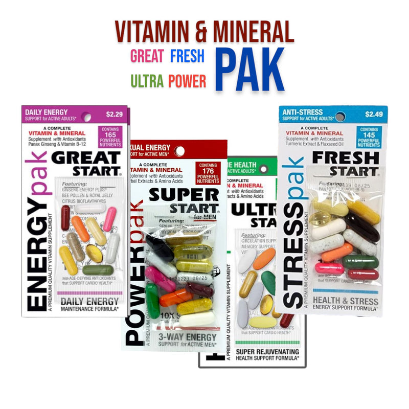 Vitamin And Mineral Pak - 24ct