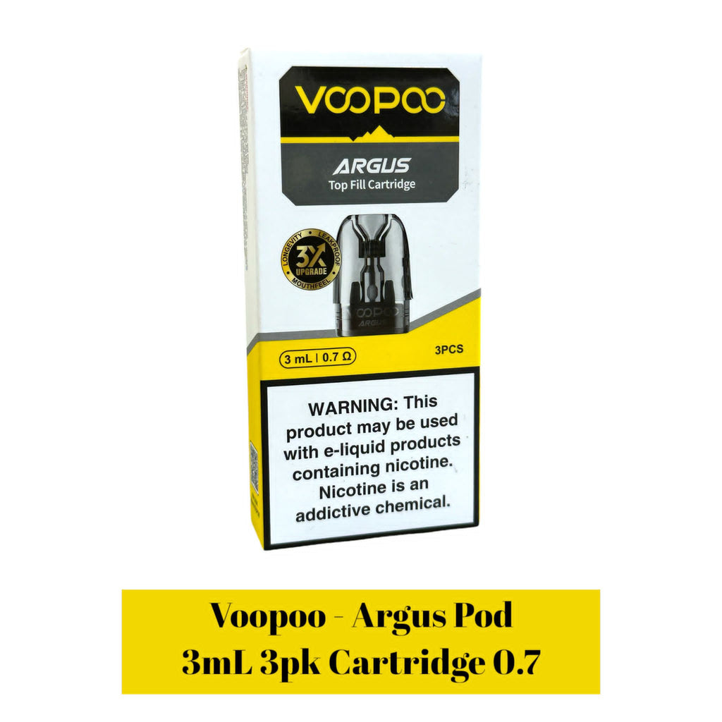 Voopoo - Argus Pod 3mL 3pk Cartridge Voopoo - Argus Pod 3mL 3pk Cartridge