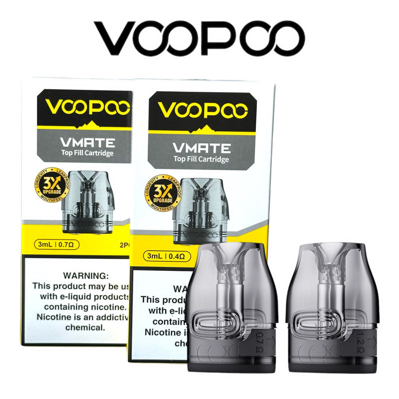 Voopoo - Vmate Topfill 3mL- 2pk Voopoo - Vmate Topfill 3mL- 2pk