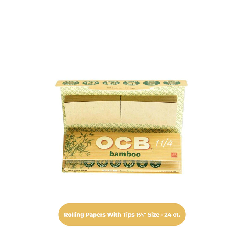 OCB Papers Bamboo 1 1/4-24ct