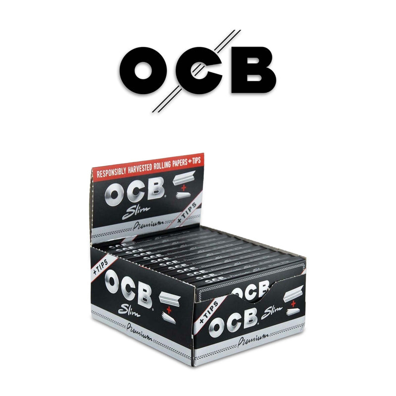 OCB Papers + Tips Premium Slim-24ct
