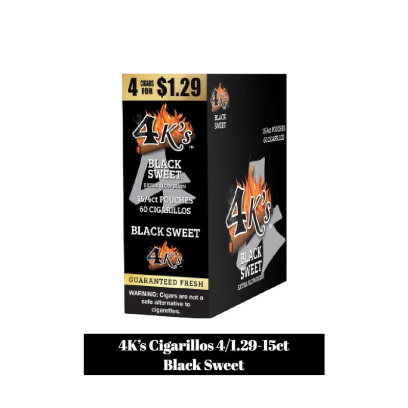 Good Times 4K's Cigarillos 4pk for 1.29- 15ct
