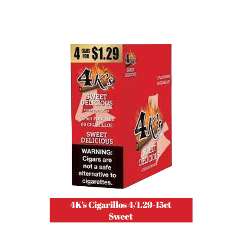Good Times 4K's Cigarillos 4pk for 1.29- 15ct