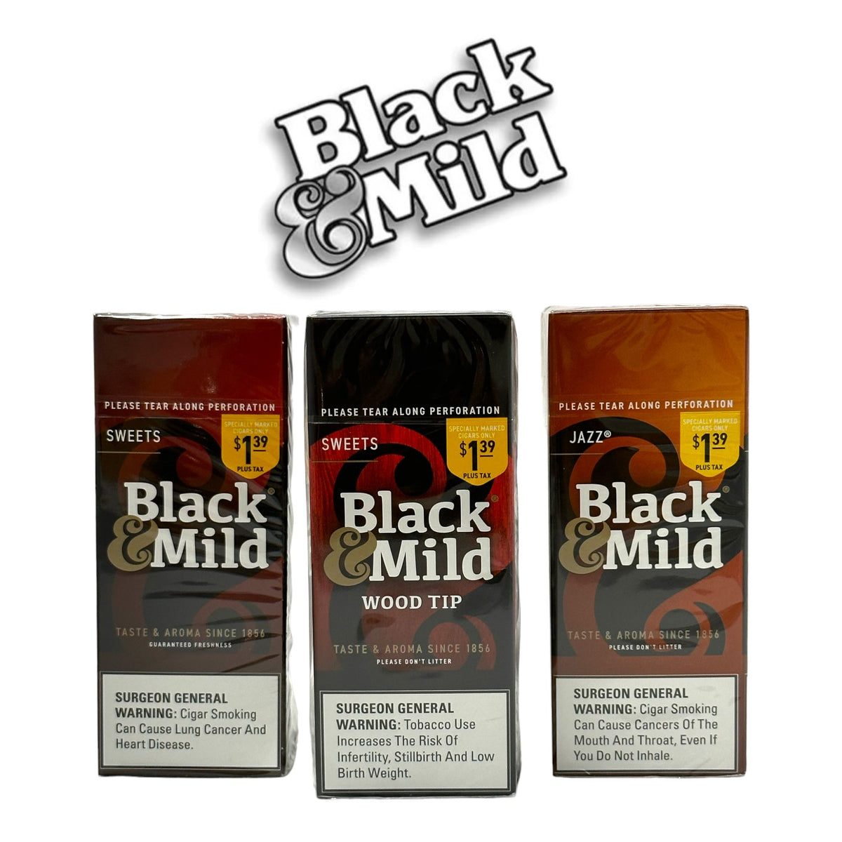 Black & Mild Cigars 1.39c 25ct Box
