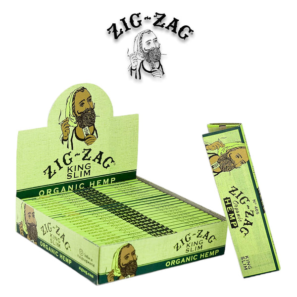 Zig Zag-Organic Green King 24pack