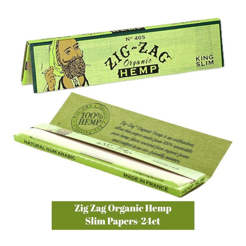 Zig Zag-Organic Green King 24pack