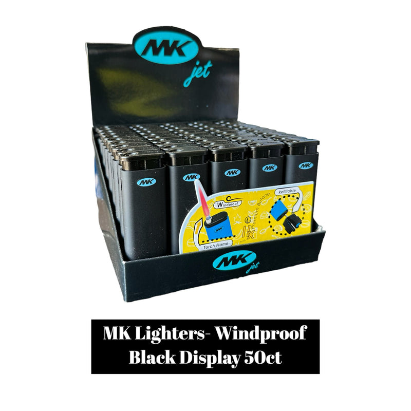 MK Jet Lighter- Windproof Black