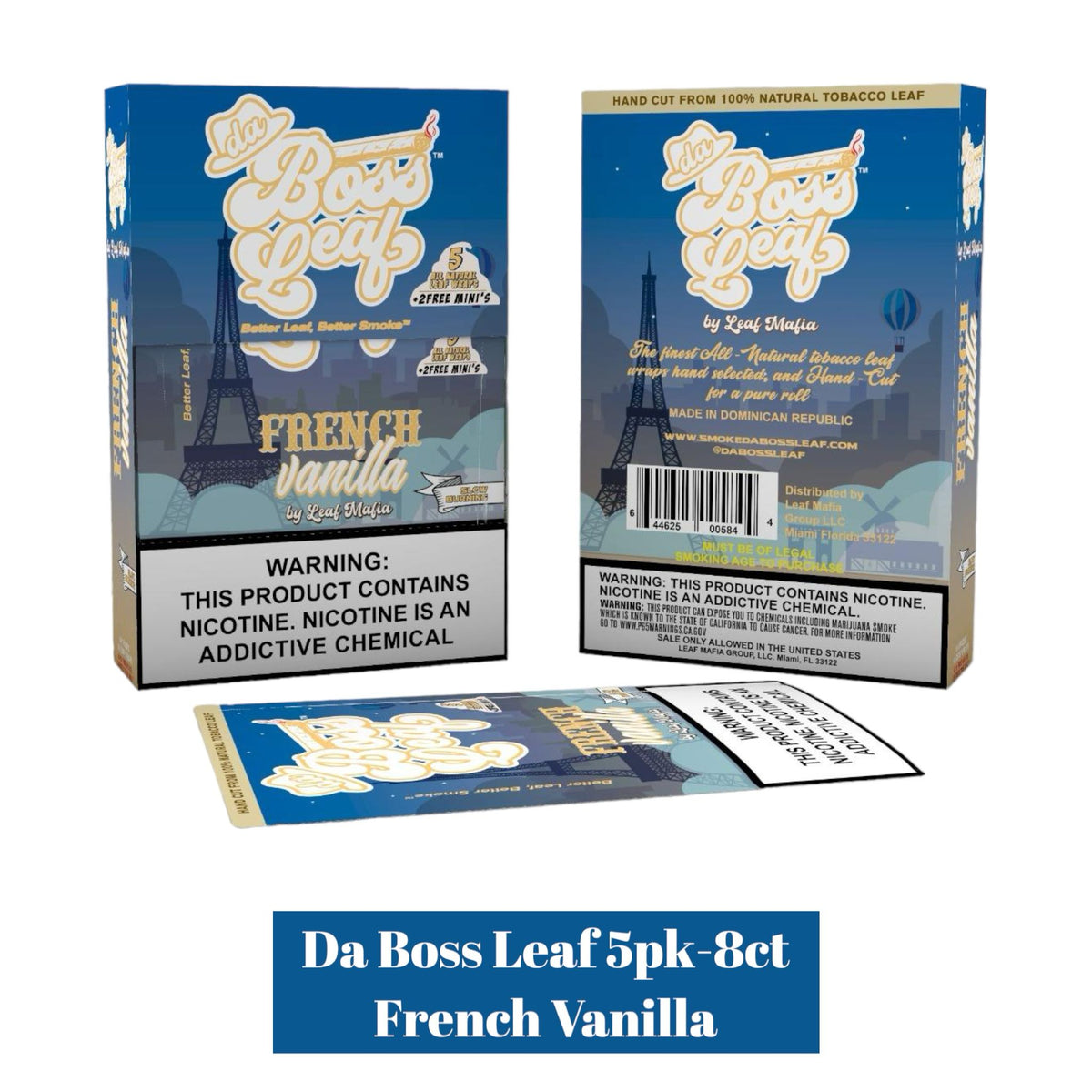 Da Boss Leaf 5pk-8ct