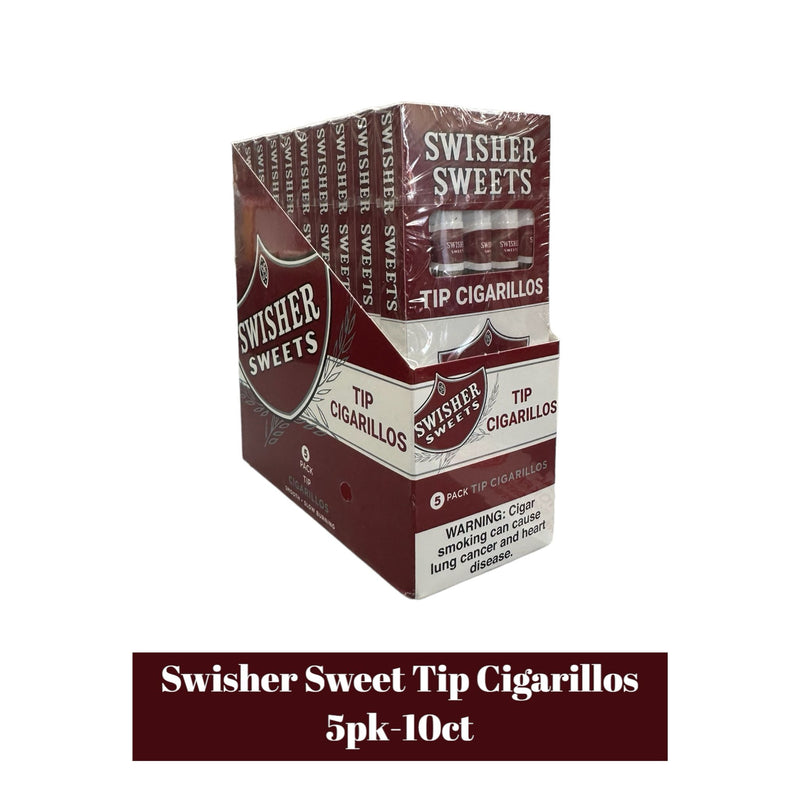 Swisher Sweet Tip Cigarillos 5pk- 10ct