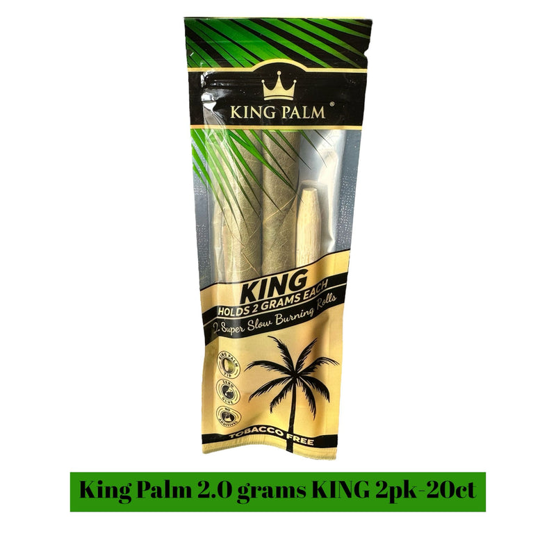 King Palm 2.0g-King Rolls 2pack-20ct