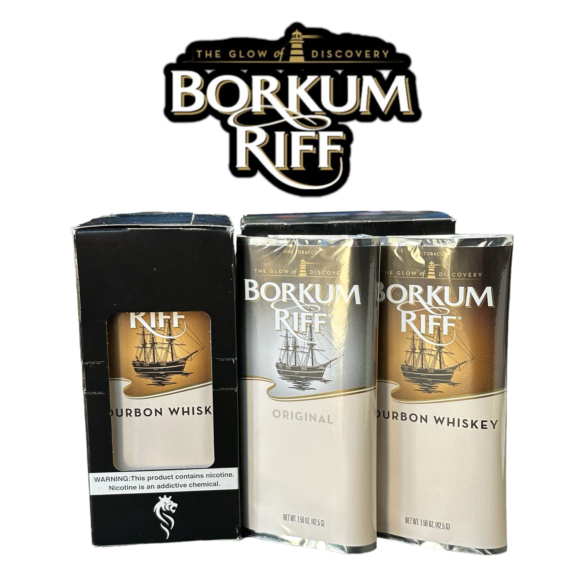 Borkum Riff Pipe Tobacco 1.50z Pouch - 5ct | SoCAL Distro LLC