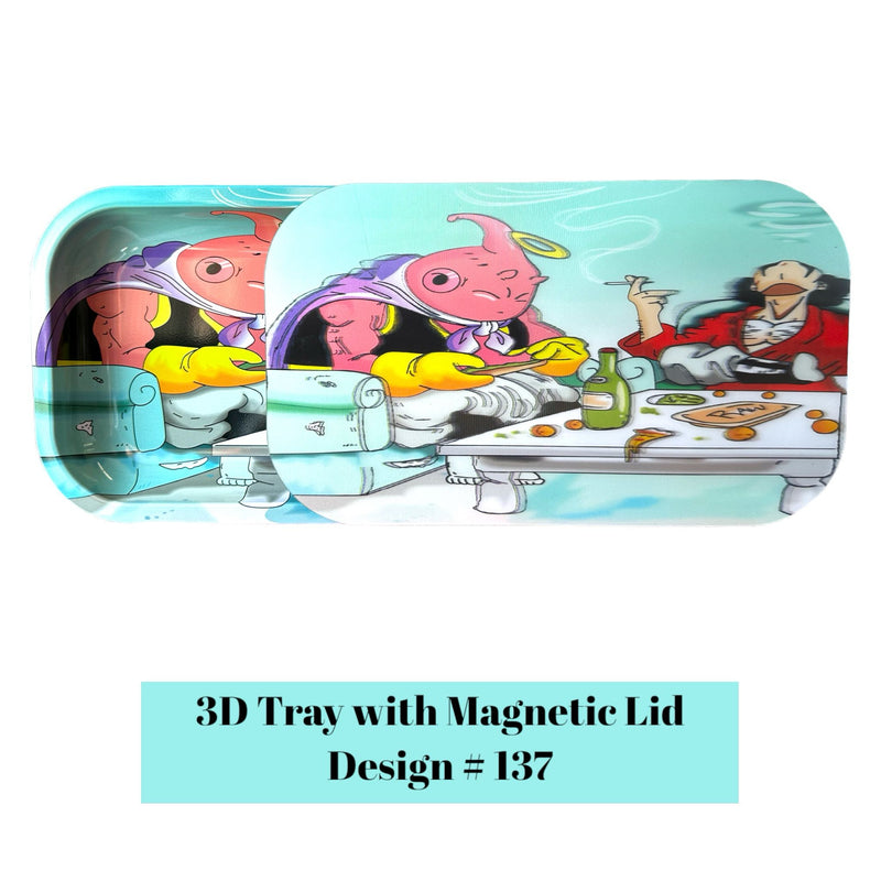 3D Tray With Magnetic Lid