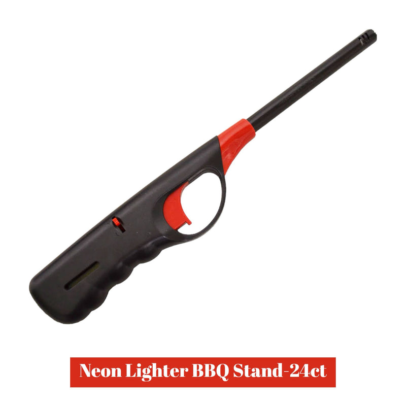 Neon Lighter BBQ Stand-24ct