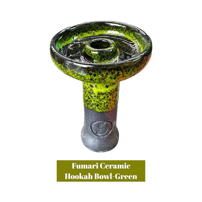 Fumari Ceramic Hookah Bowl- Green