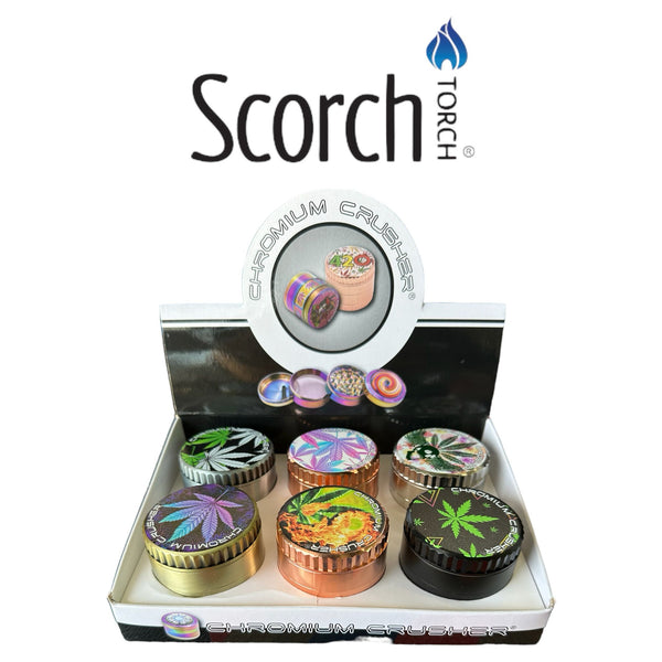 Scorch 70393 Chromium Crusher Grinder -6ct