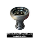 B.Y.O SILICONE FUNNEL Hookah Head-1ct