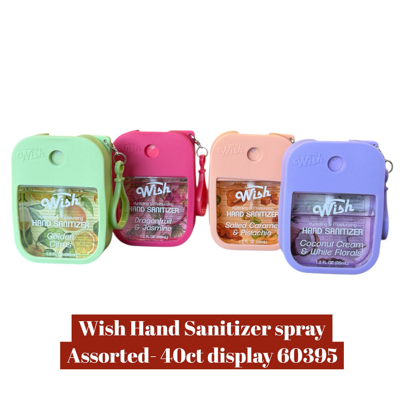 Wish Hand Sanitizer Assorted-40ct Display