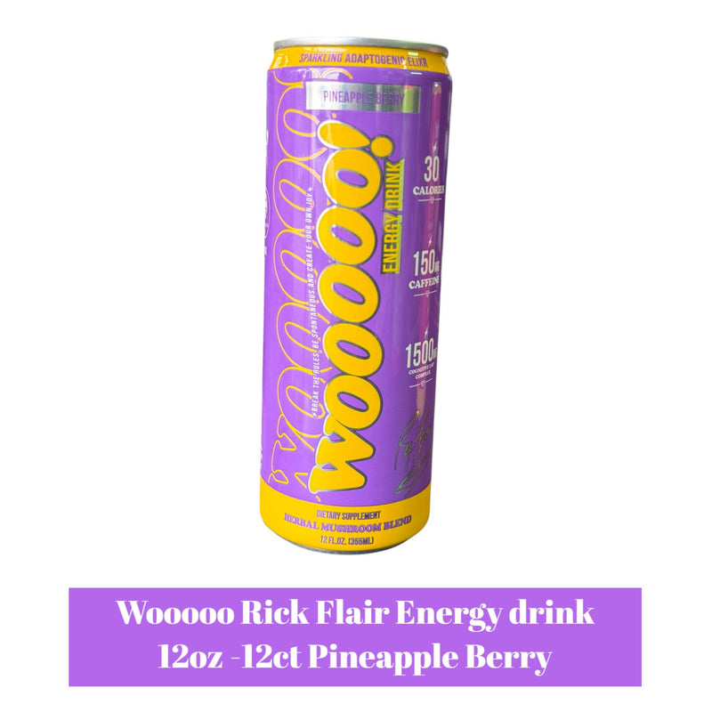 Wooooo Ric Flair Energy Drink 12oz- 12ct