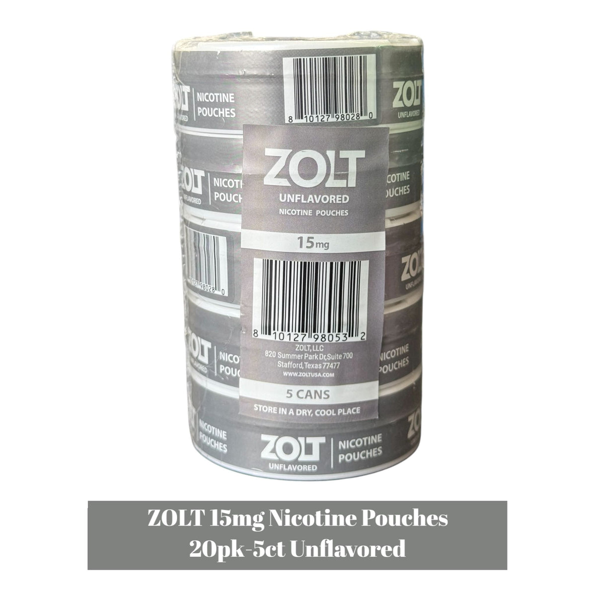 Zolt Nicotine Pouch 15mg - 5ct | SoCAL Distro LLC