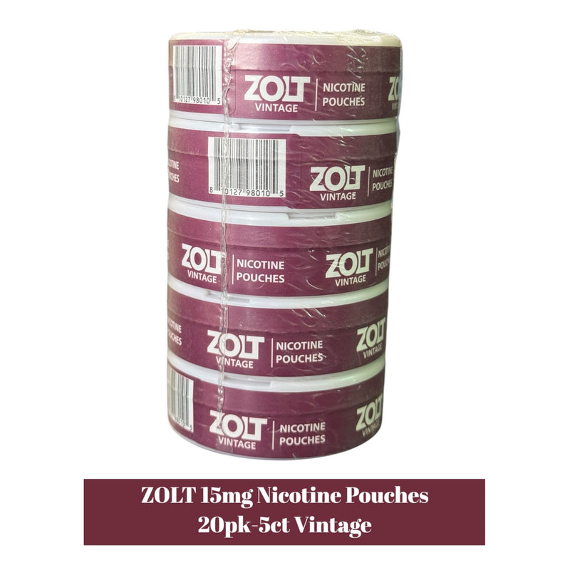 Zolt Nicotine Pouch 15mg - 5ct