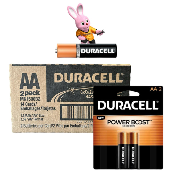 Duracell AA 2pk Coppertop- 14ct