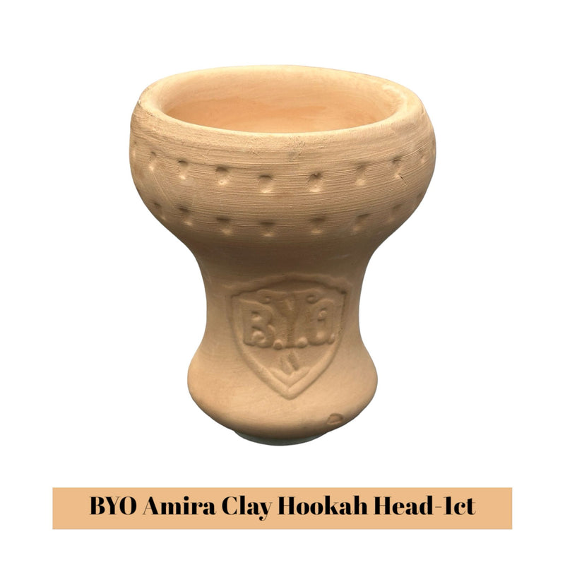 B.Y.O Amira Clay Hookah Head-1ct B.Y.O Amira Clay Hookah Head-1ct
