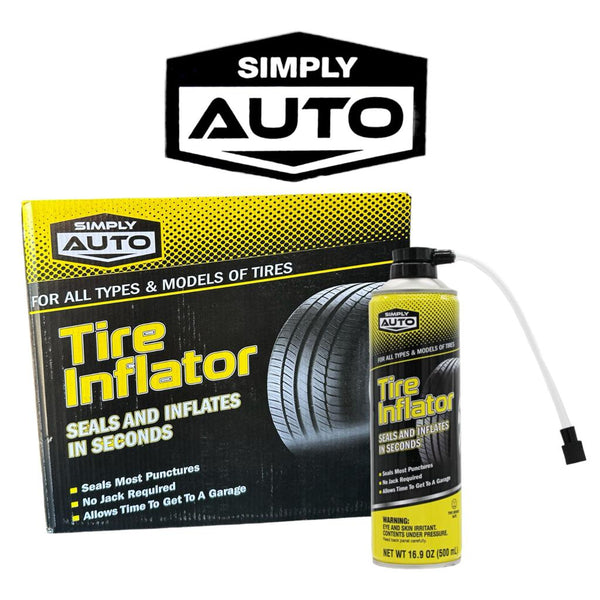 Simply Auto Tire Inflator 16.9oz 500ml-12ct
