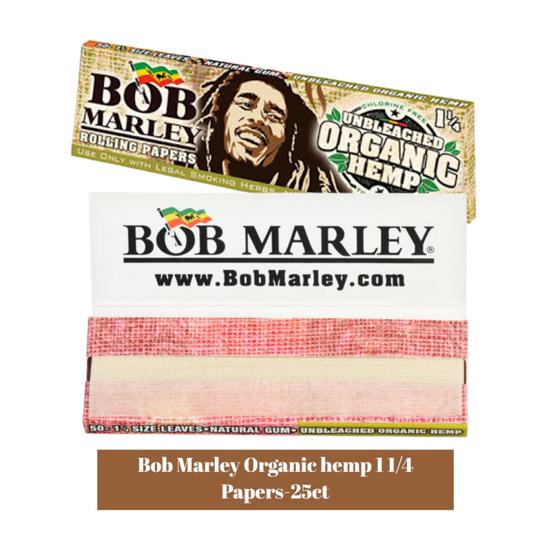 Bob Marley Organic Hemp 11/4 Rolling Paper-25ct