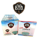 B.Y.O Foils Large Pre Punched 50pk Display - 24ct