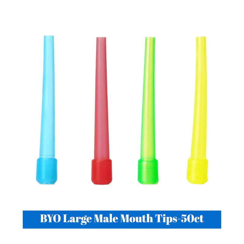 B.Y.O Large Male Mouth Tips-50ct