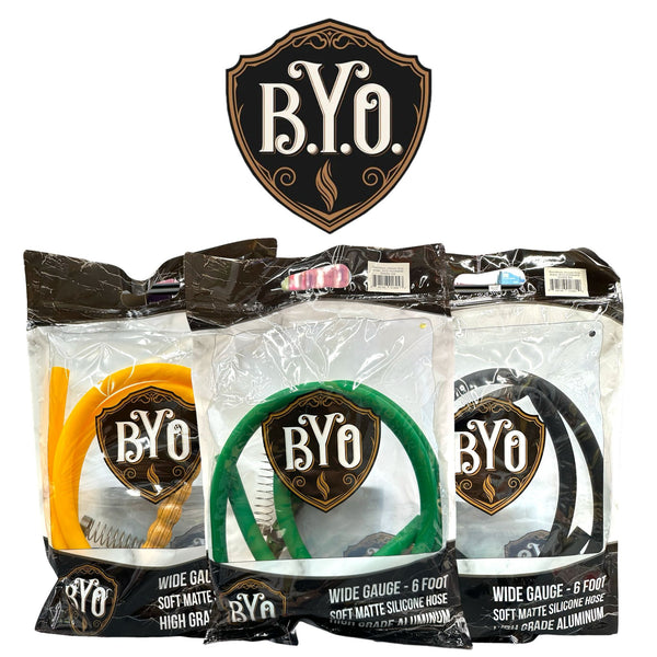 B.Y.O 6" Resin Wood Handle Hose-1ct