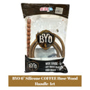 B.Y.O 6" Silicone Hose Wood Handle - 1ct