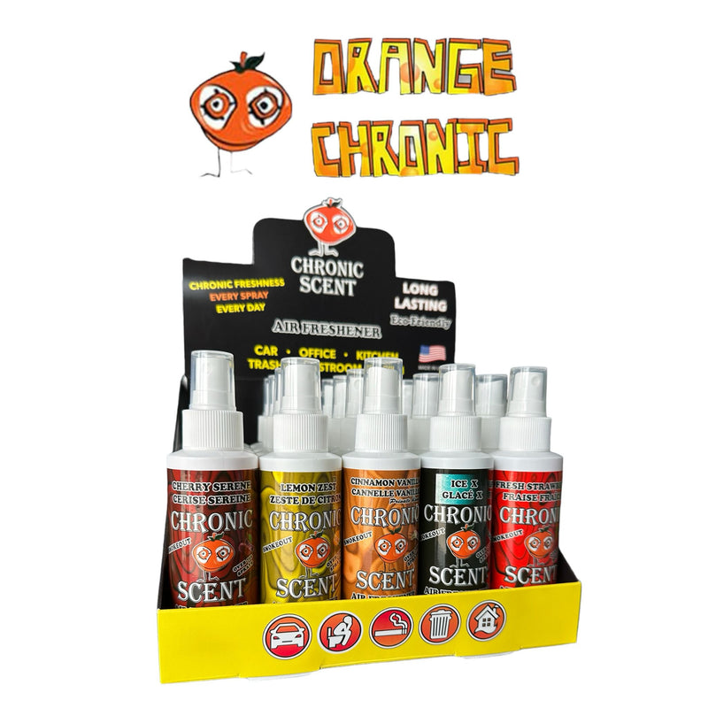 Orange Chronic 2oz Air Freshner- 20ct