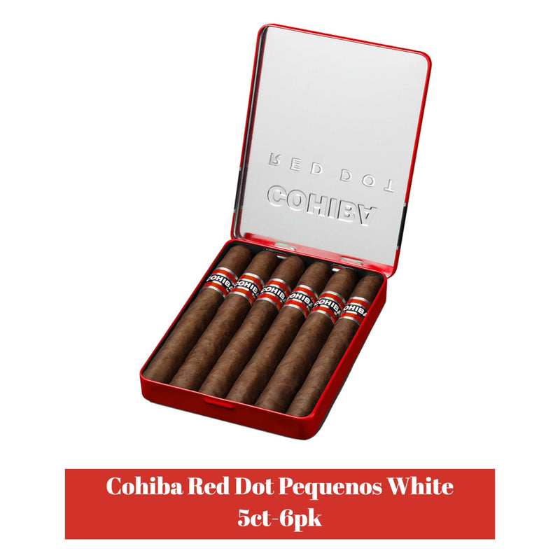 Cohiba Red Dot Pequenos White 5ct - 6pk