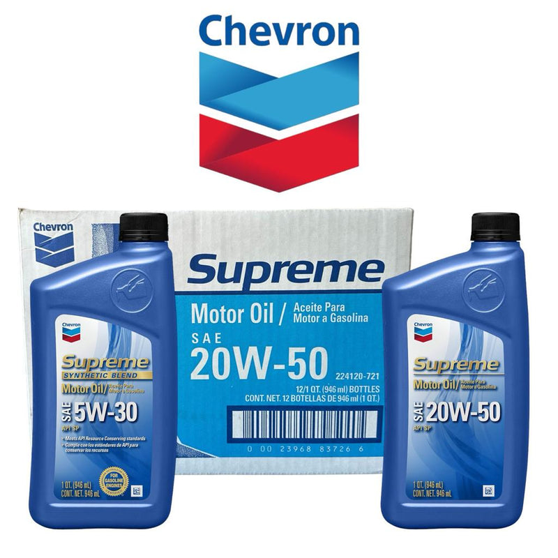 Chevron Supreme Oil 1Q-12ct Chevron Supreme Oil 1Q-12ct