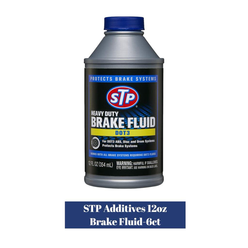 STP Additives 12oz Brake Fluid-6ct