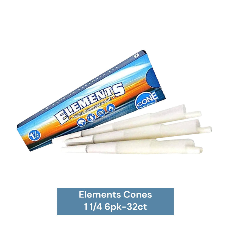 Elements Cone 1 1/4 6pk-30ct