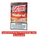 Good GOTTI Wraps 1.79 Natural 2pk-20ct