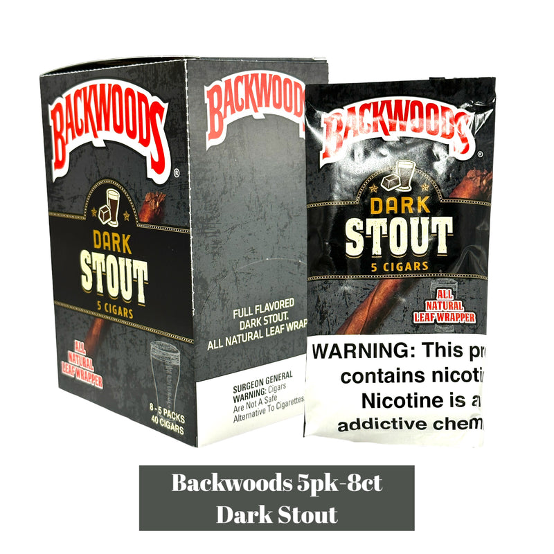 Backwoods Cigars 5pack Display- 8ct