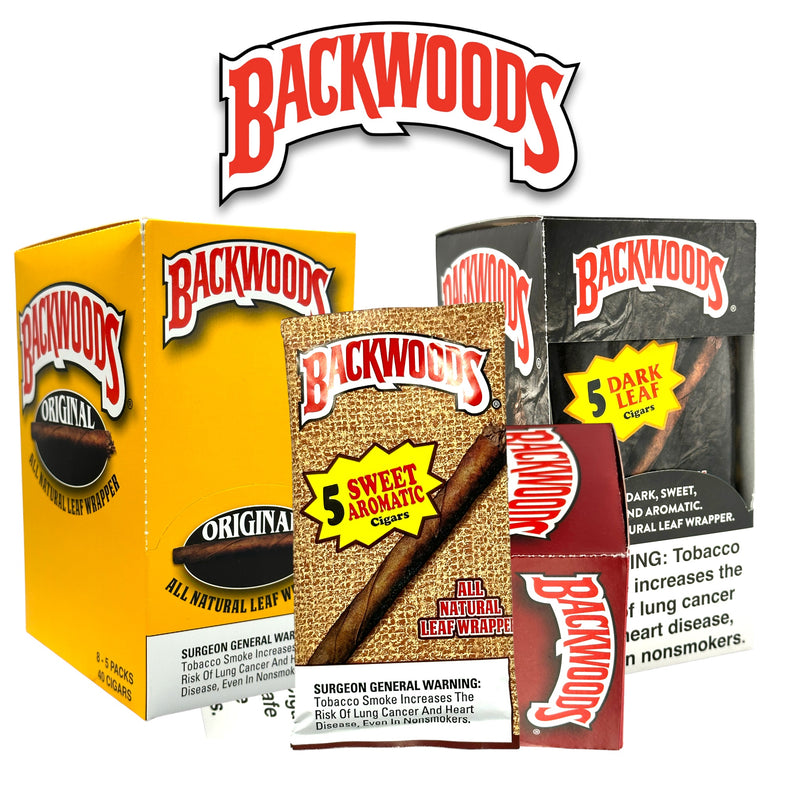 Backwoods Wild Rum Cigars 8 Packs of 5 – Tobacco Stock