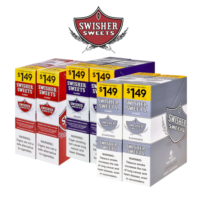 Swisher Pouch 2pk 1.49$-30ct