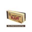Raw Wide Perforated Tips- 50ct