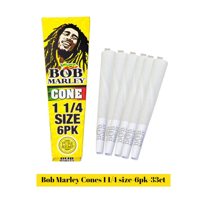 Bob Marley 11/4 Cone 6pk- 32ct