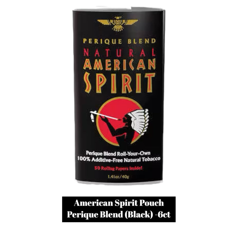 American Spirit Pipe Tobacco Pouch 1.4oz- 6ct