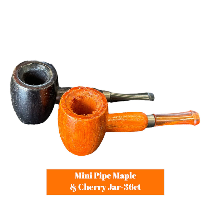 Mini Pipe Maple & Cherry Jar- 36ct