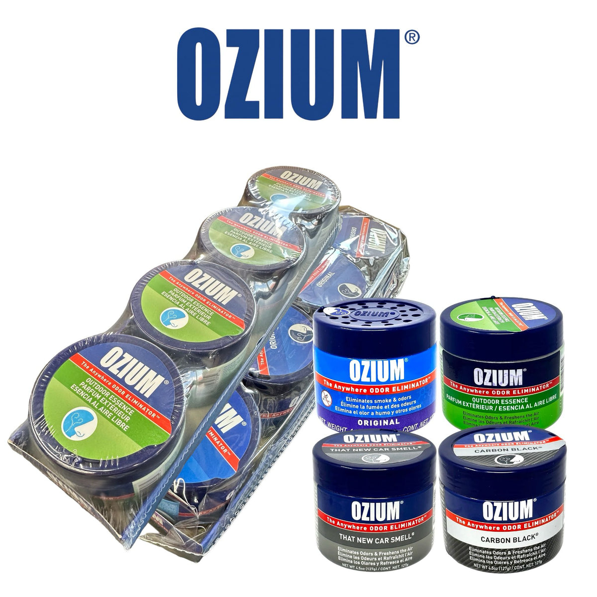 Ozium Gel Outdoor 4.5oz-4ct | SoCAL Distro LLC