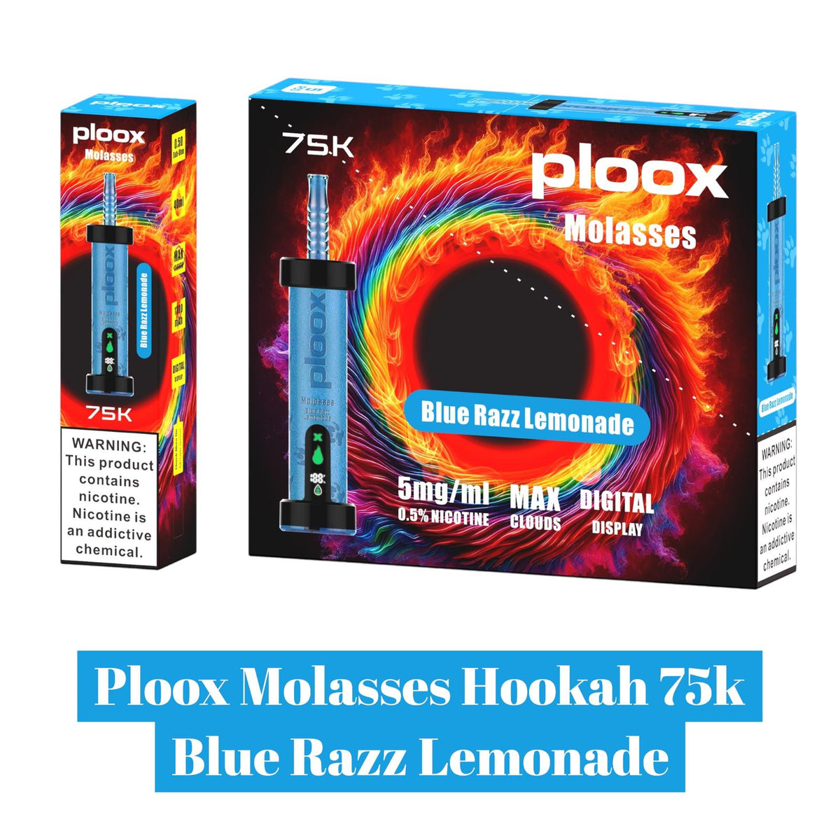 Ploox Molasses Hookah 75k -5pk Ploox Molasses Hookah 75k -5pk