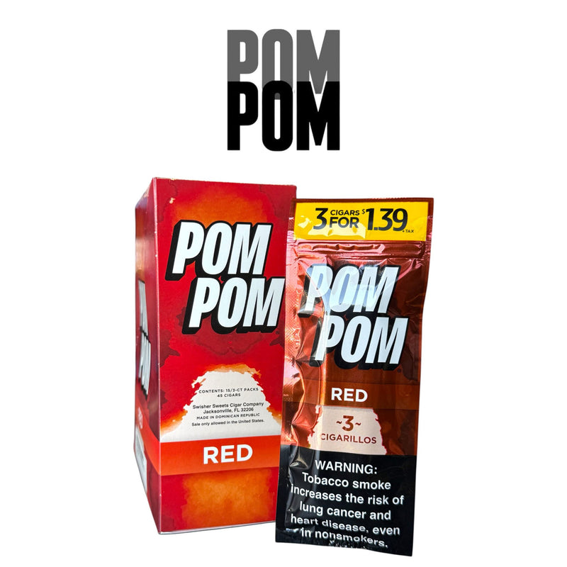 Pom Pom 3 / 1.39 Cigarillos Pack - 15ct Pom Pom 3 / 1.39 Cigarillos Pack - 15ct