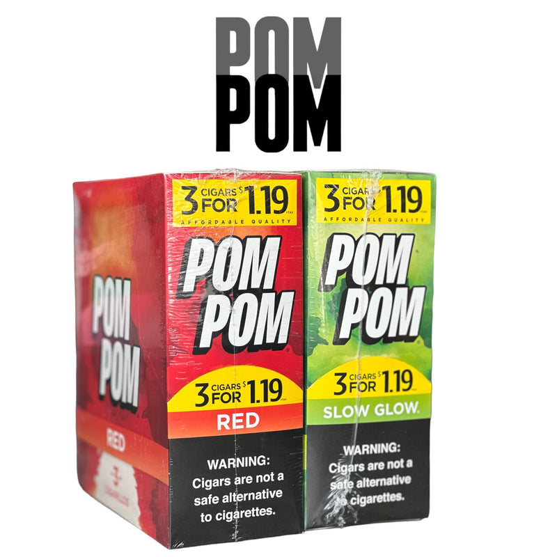Pom Pom 3/1.19c Cigarillos Pack- 30ct